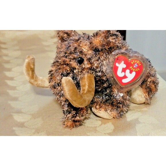 Giganto the Wooly Mammoth Ty Beanie Baby DOB December 17, 2000 sealed w TAG MINT - Picture 12 of 16